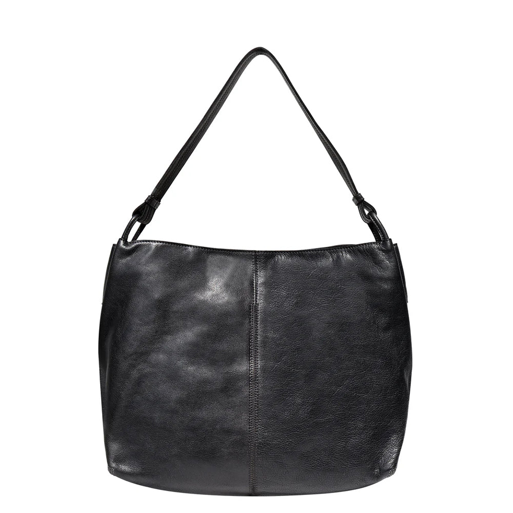 Lyons Leather Shoulder Bag