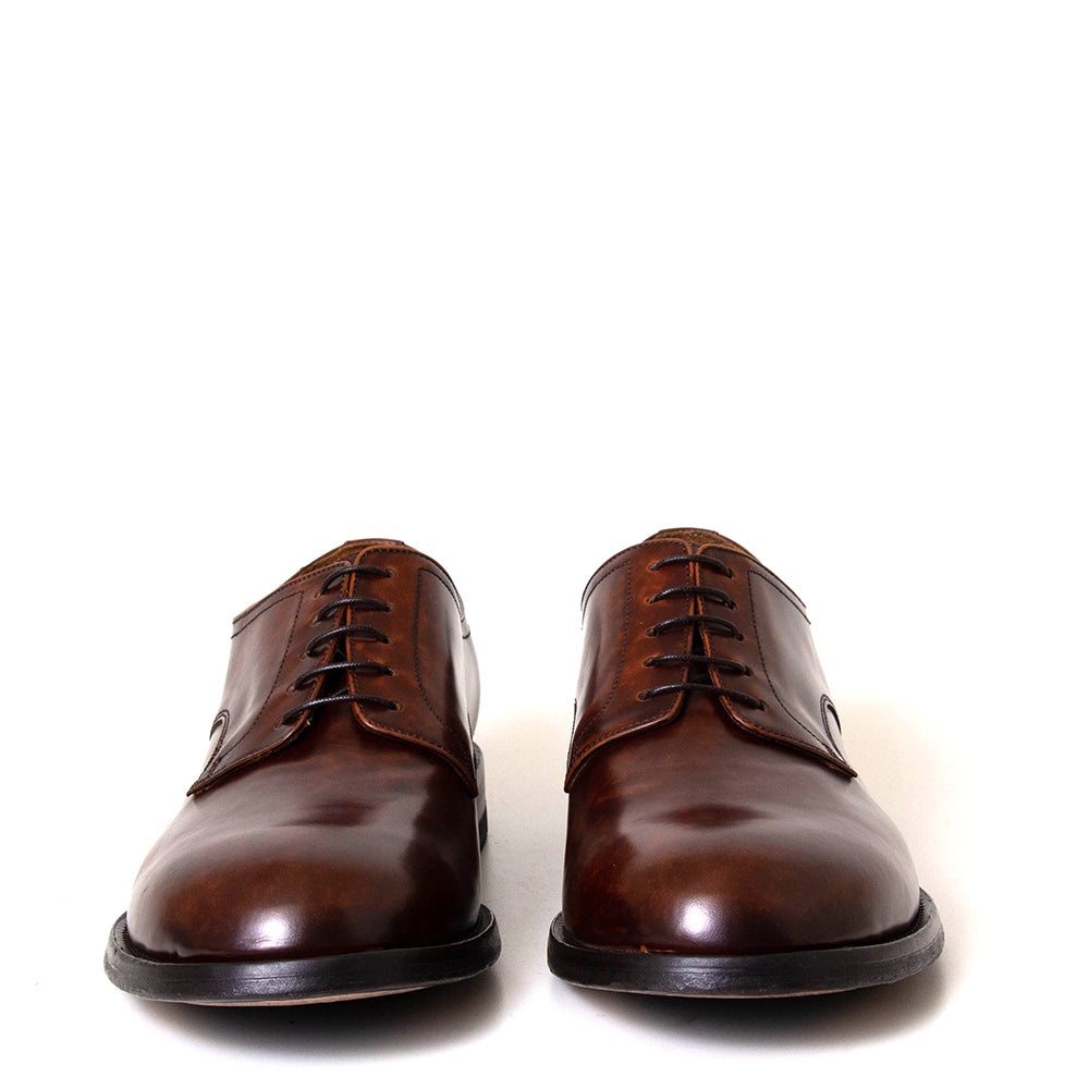 Alexander Hotto 66010 Aiden. Men's Italian tan leather derby shoe.