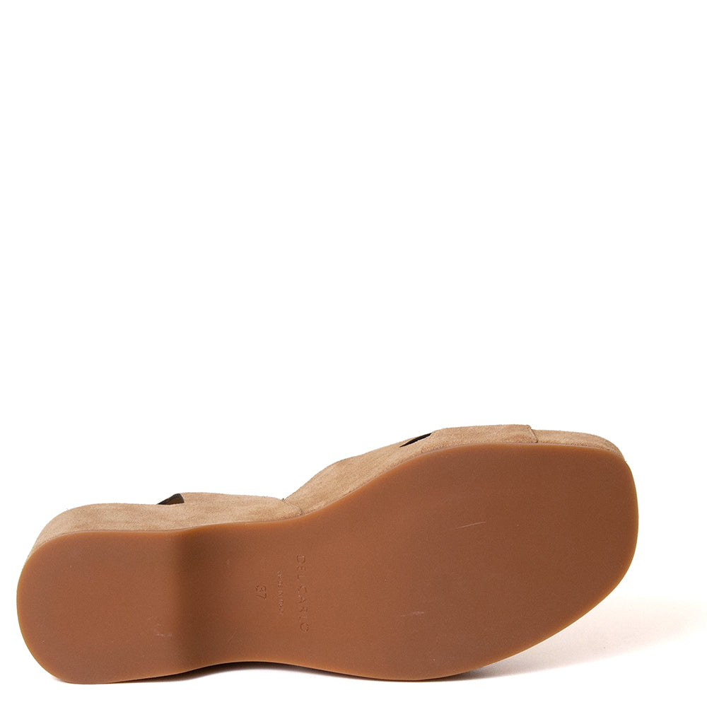 Vetro 11730 Women's Platform Suede Leather Sandal