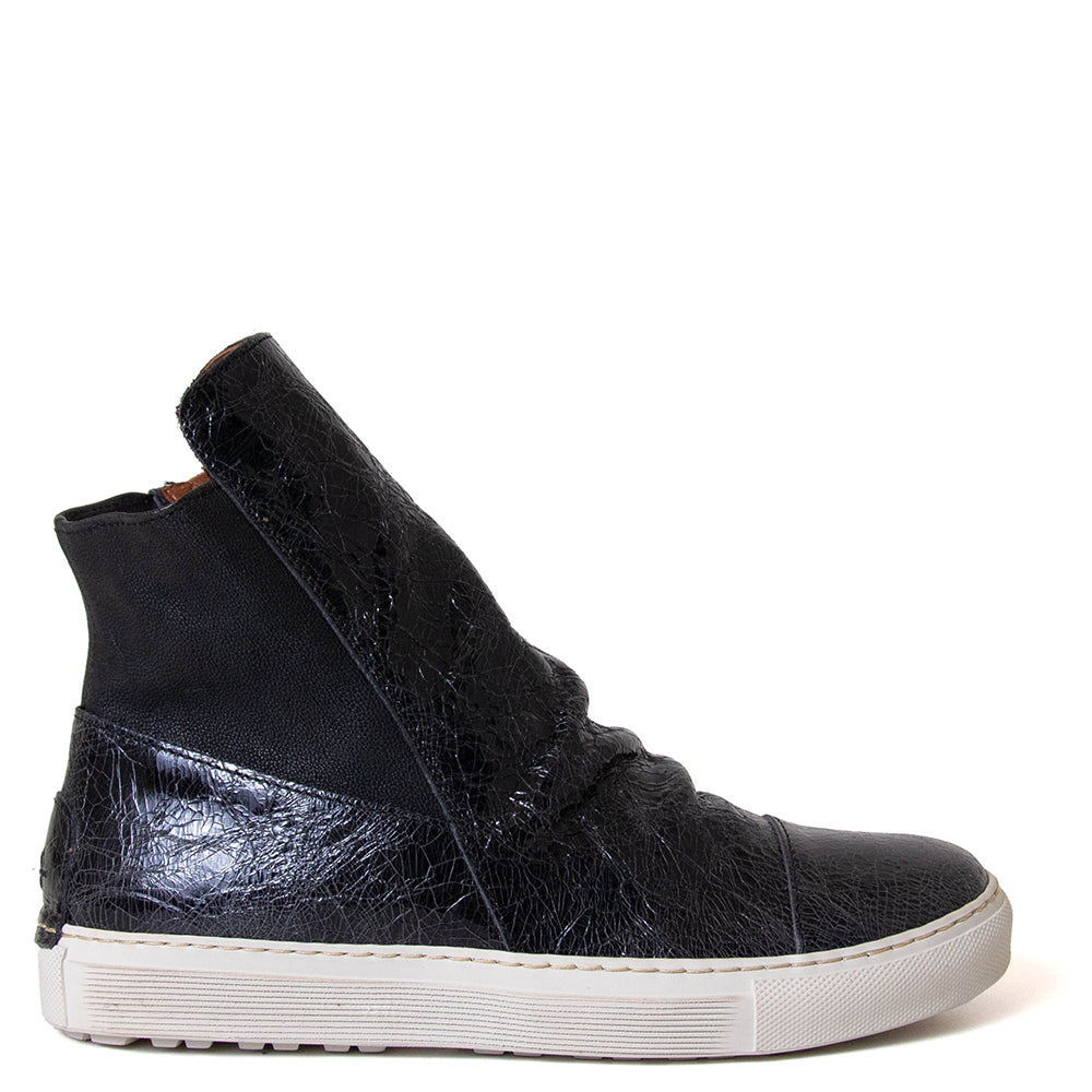 Bret Women's High-Rise Leather Sneaker