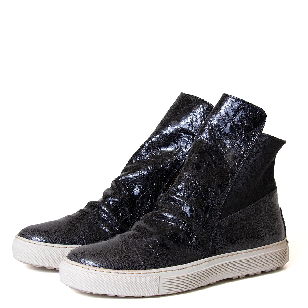 Bret Women's High-Rise Leather Sneaker
