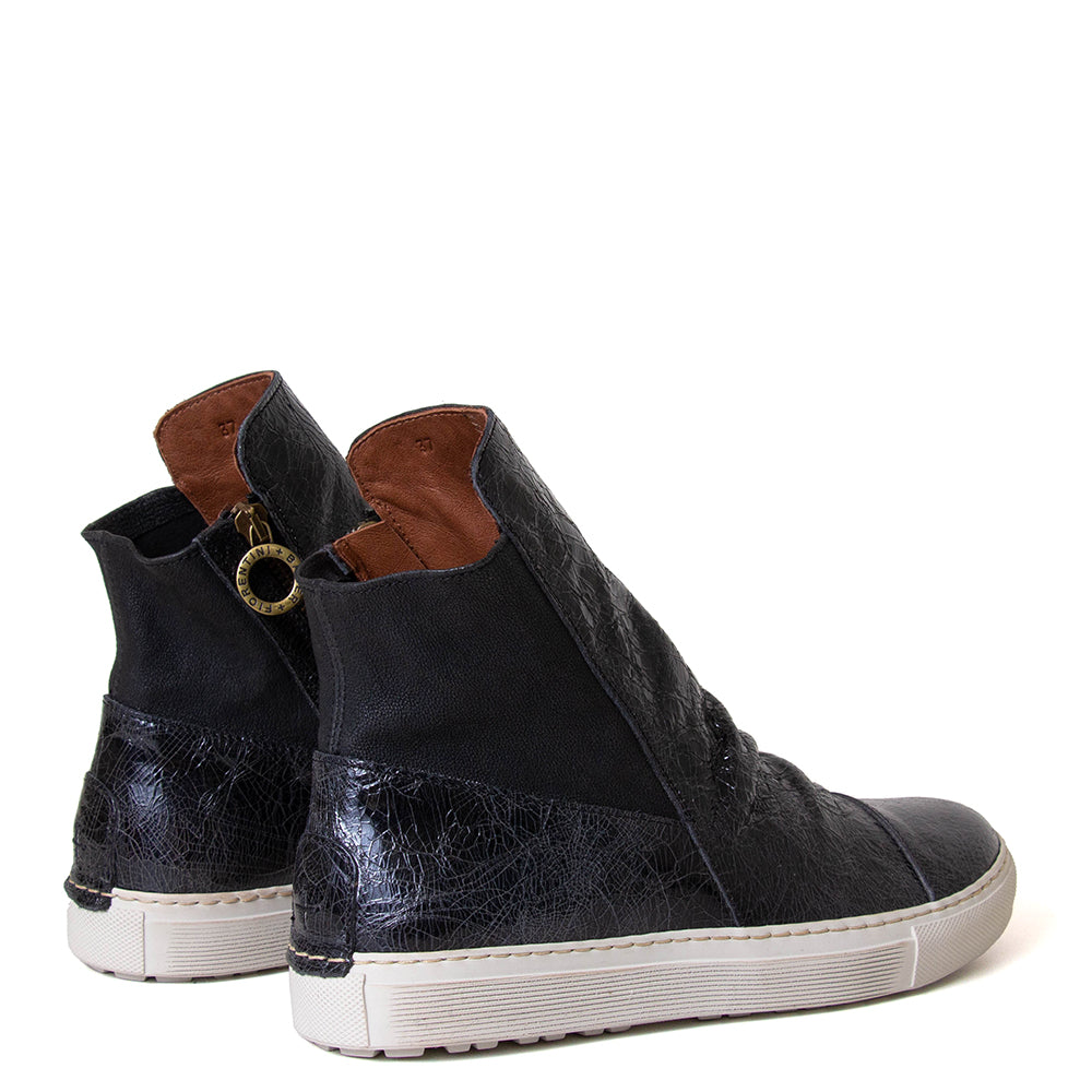 Bret Women's High-Rise Leather Sneaker