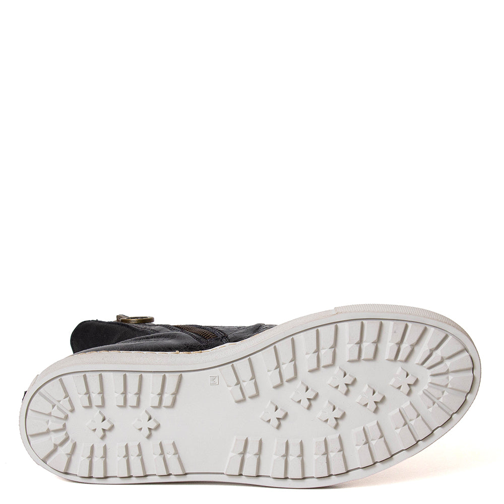 Bret Women's High-Rise Leather Sneaker