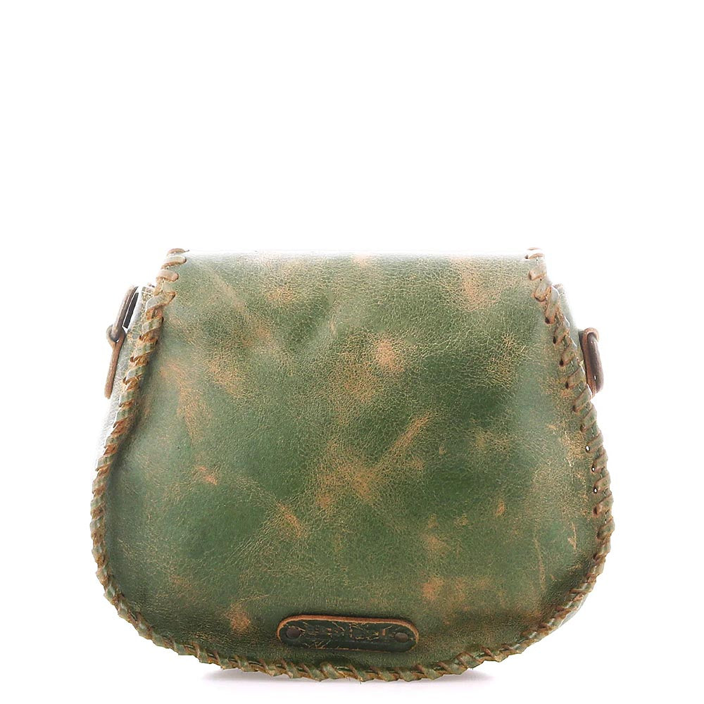 Half Moon Crossbody Leather Bag