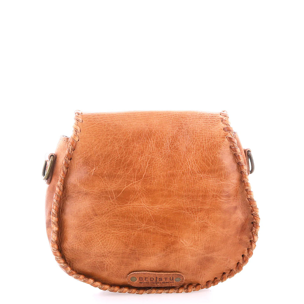 Half Moon Crossbody Leather Bag