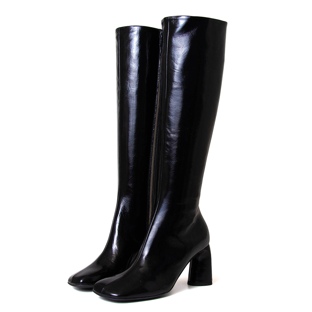 Dotty 42 Women's Leather Knee-High Boot