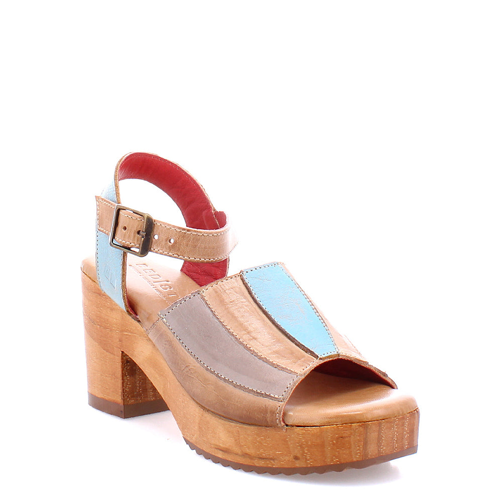 Jetsetter Women's Leather Wooden Heeled Clog