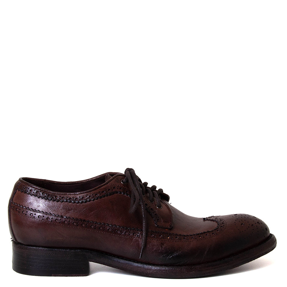 Austin Men's Leather Wingtip Derby