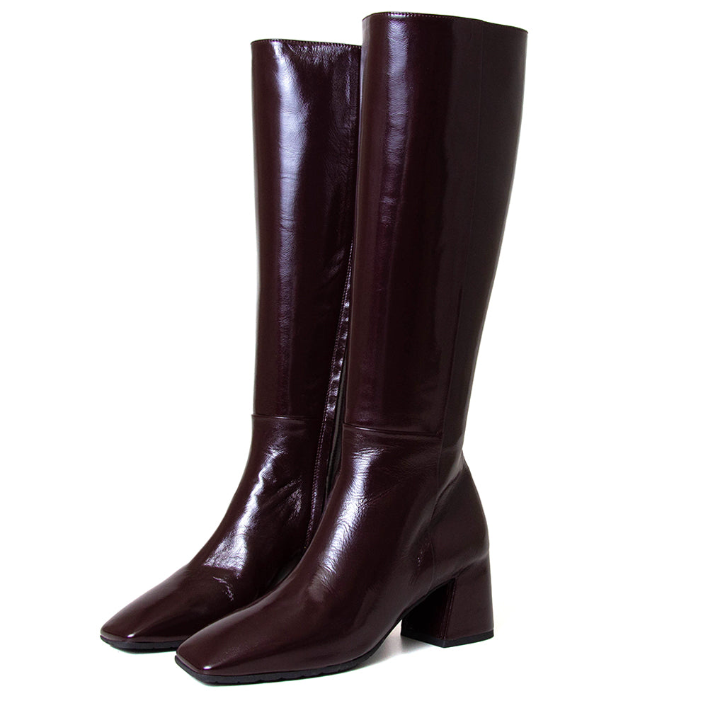 Zaira T246 Women's Leather Knee-High Boot