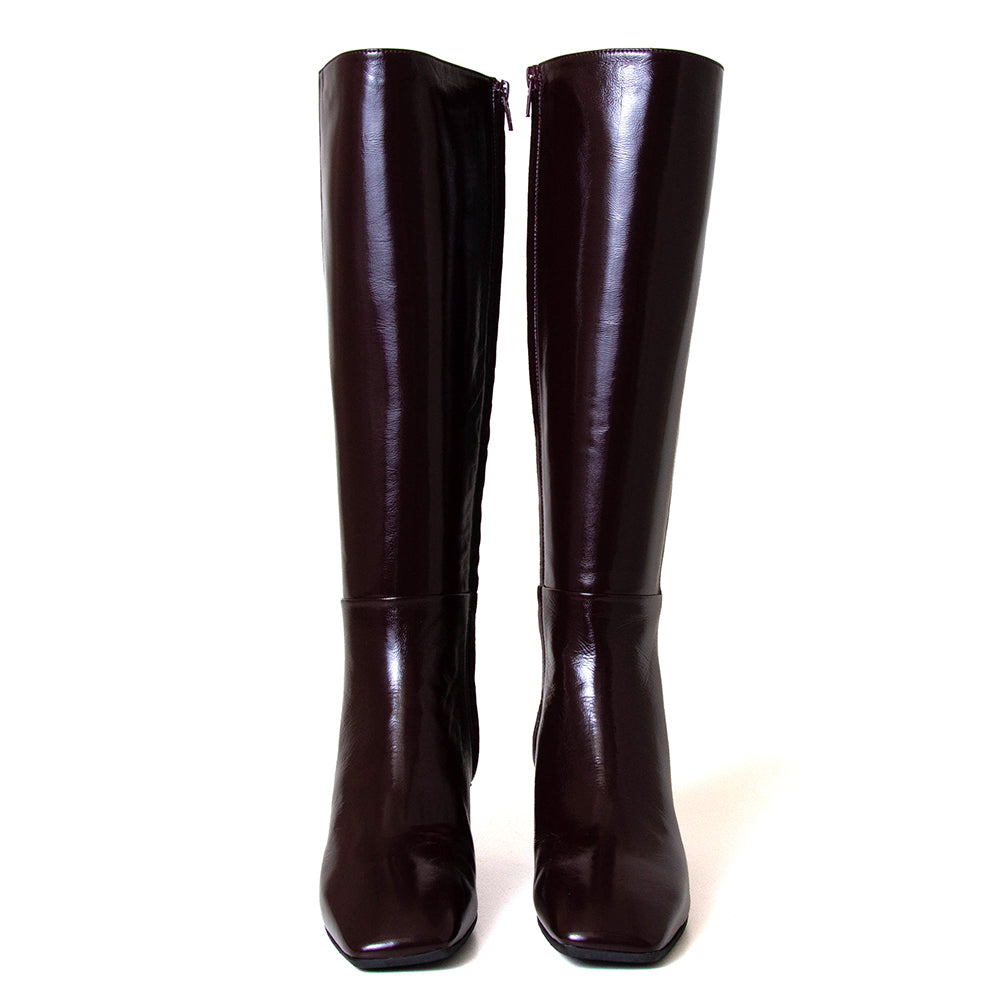 Zaira T246 Women's Leather Knee-High Boot