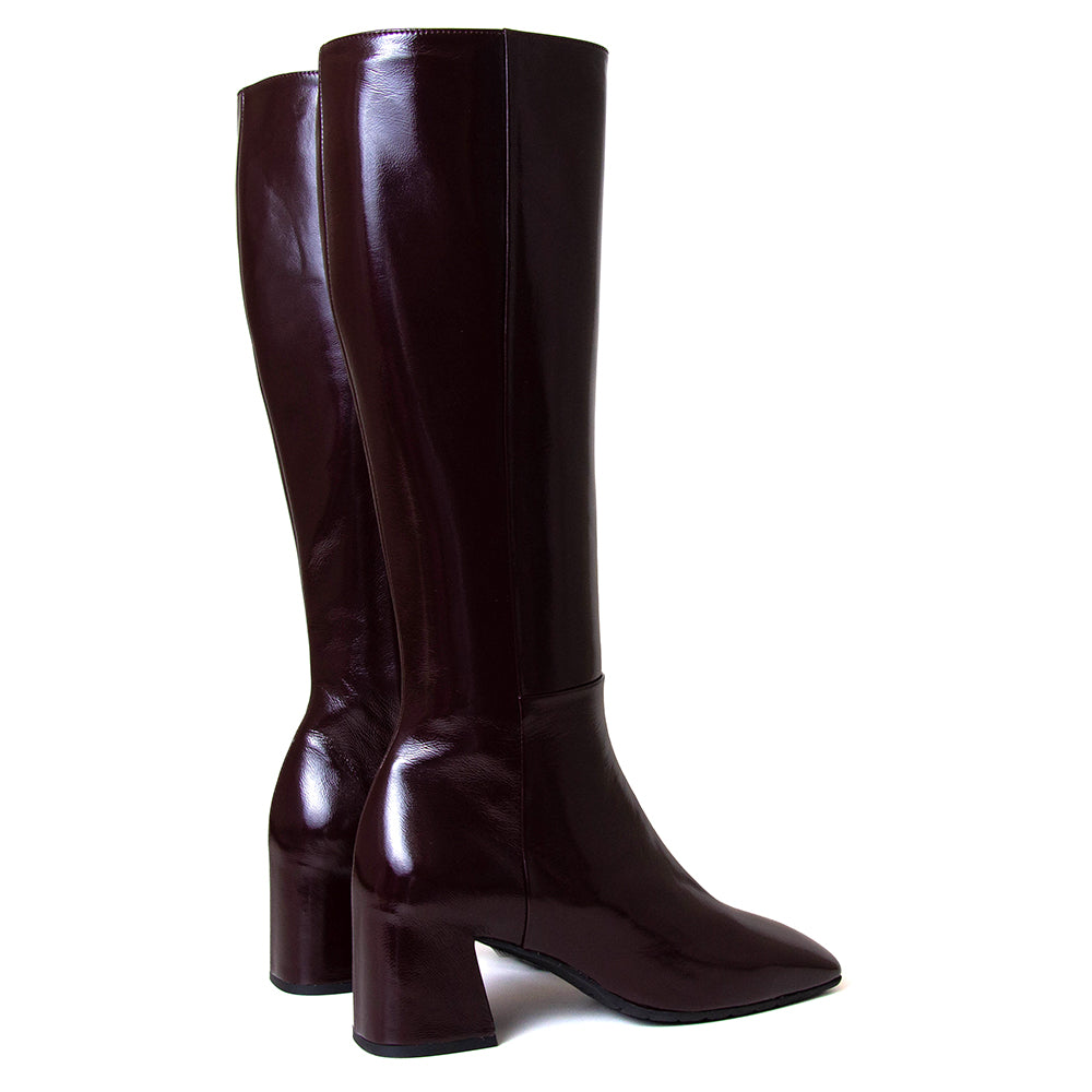 Zaira T246 Women's Leather Knee-High Boot