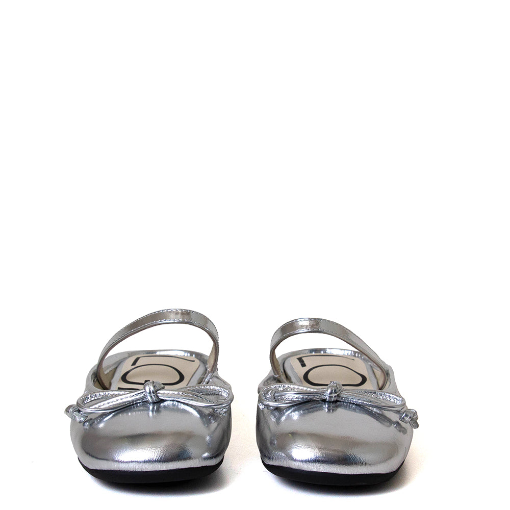 Julia Women's Leather Ballerina Mule