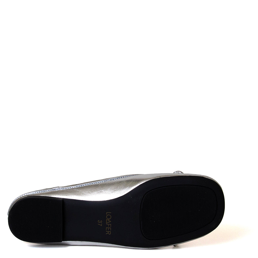 Julia Women's Leather Ballerina Mule