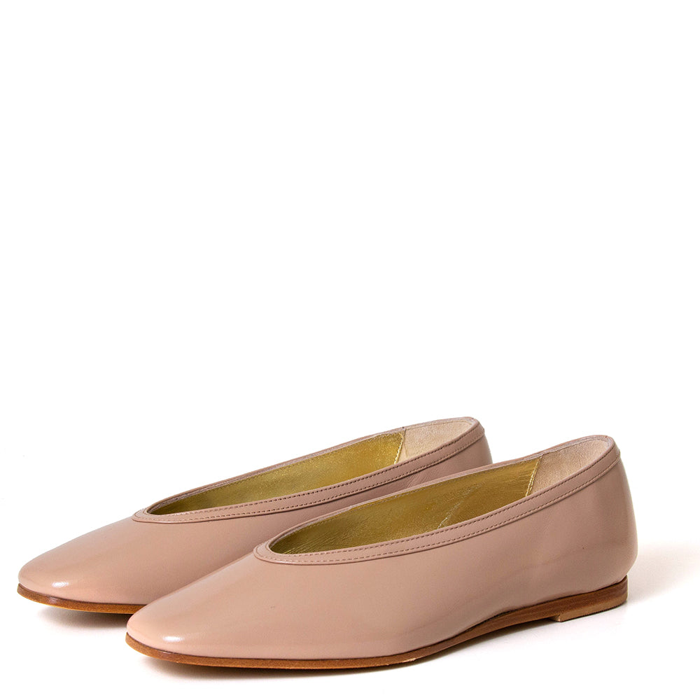 Teo Women's Patent Leather Flat