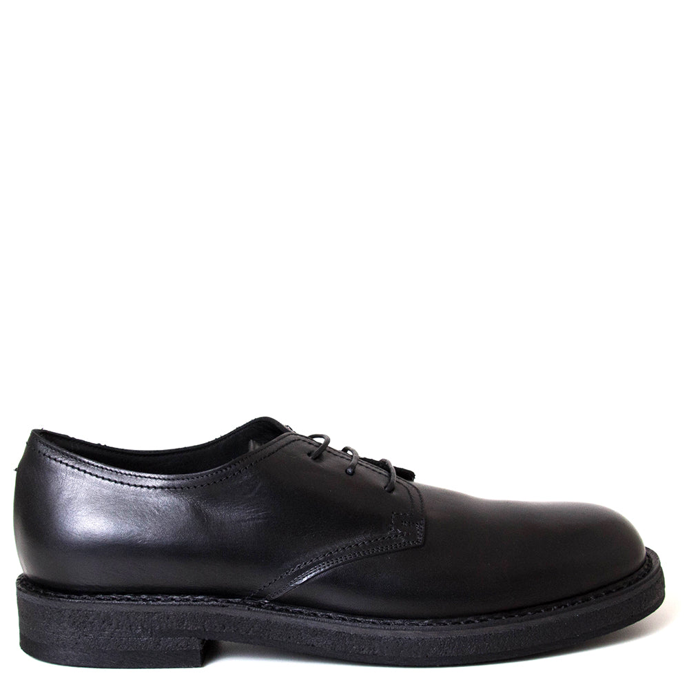 Pantanetti 18413E Pride. Men's black leather dress derby shoe. Made in Italy.