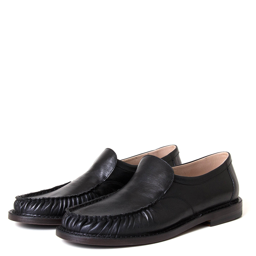 Time 1F Men's Leather Slip-On Shoe