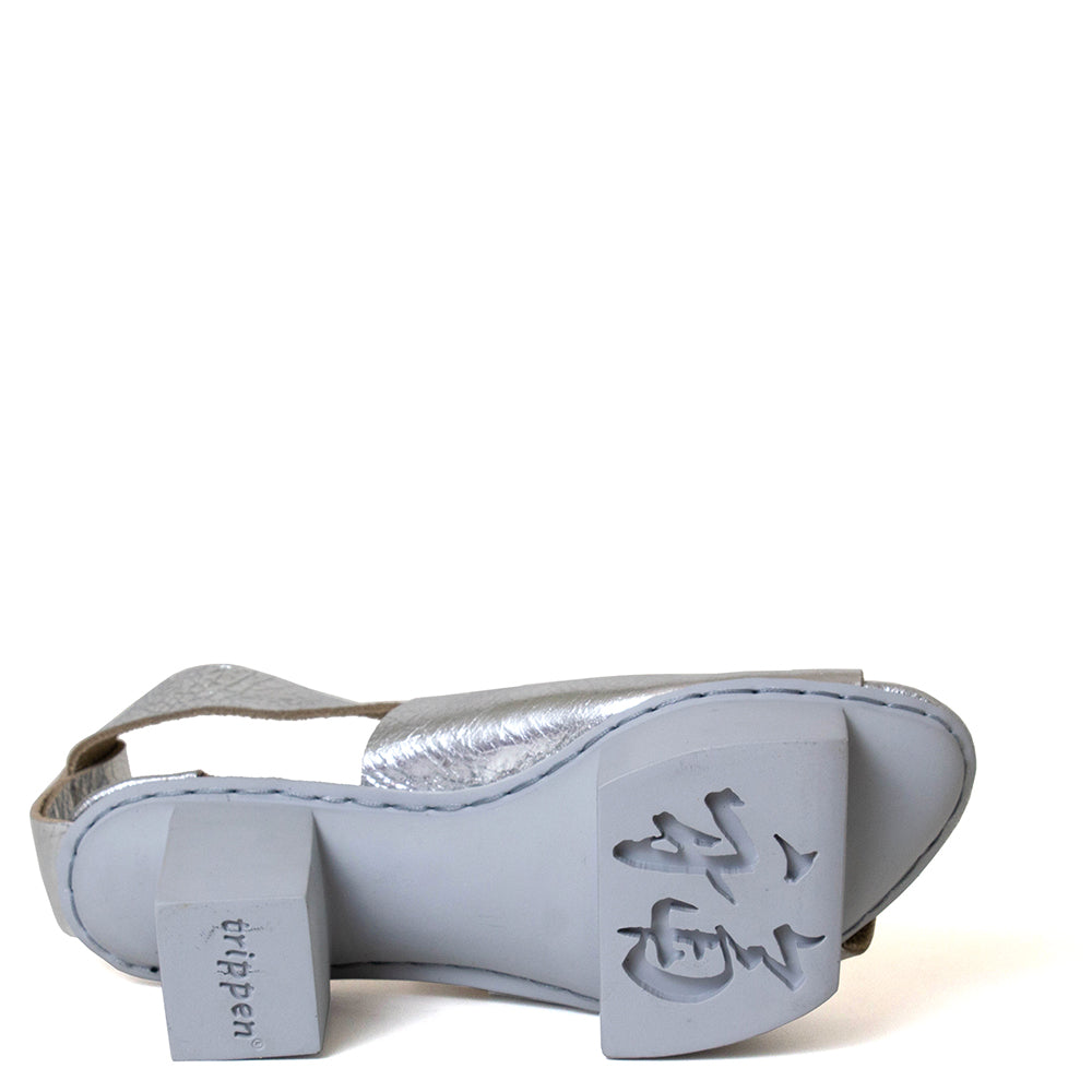 Fractal Women's Platform Leather Sandal