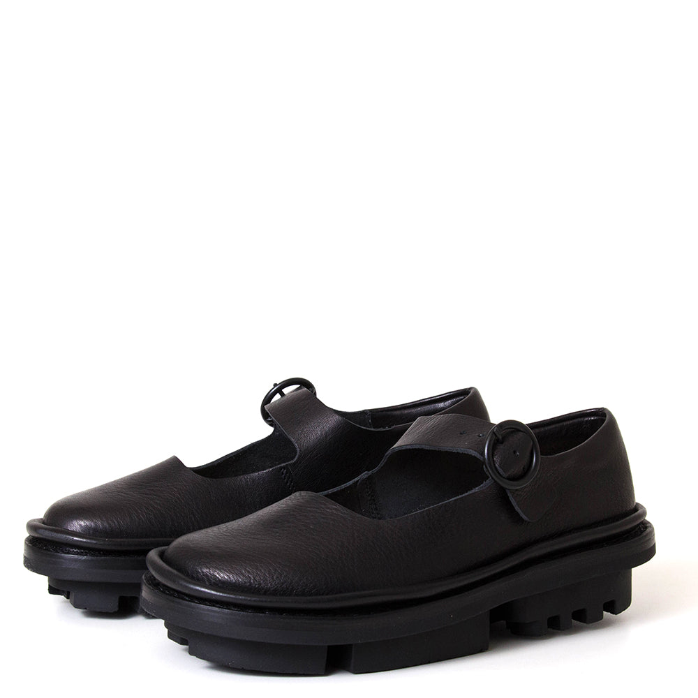 Ohjane Women's Platform Leather Mary Jane