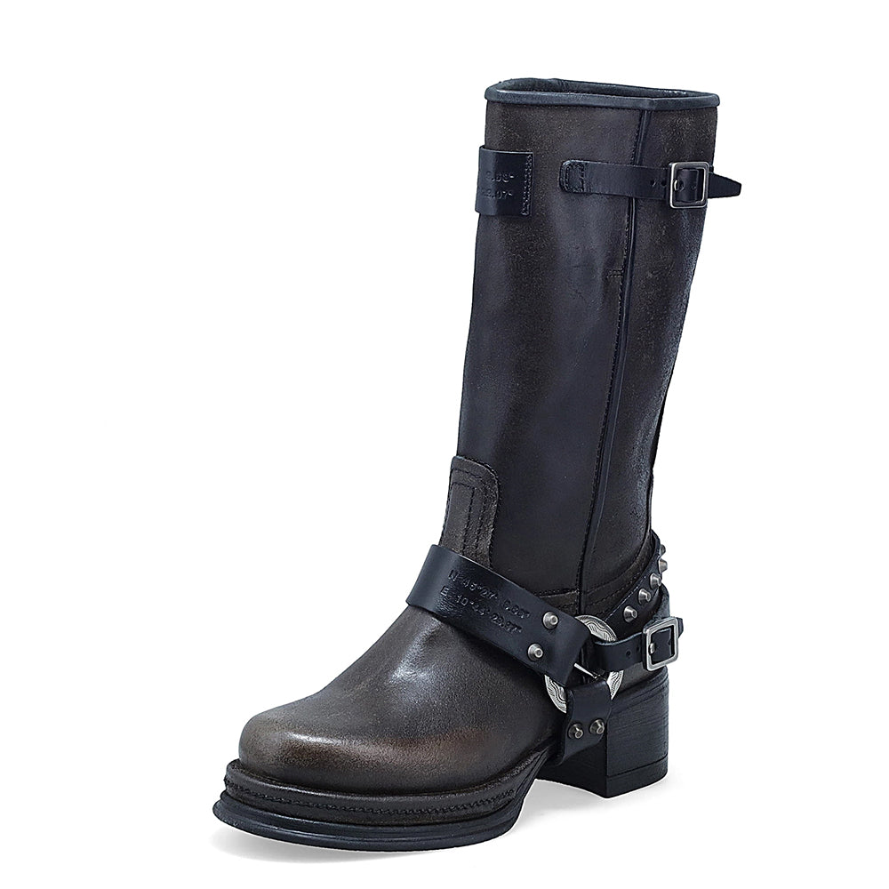 Chase Women's Leather Moto Boot