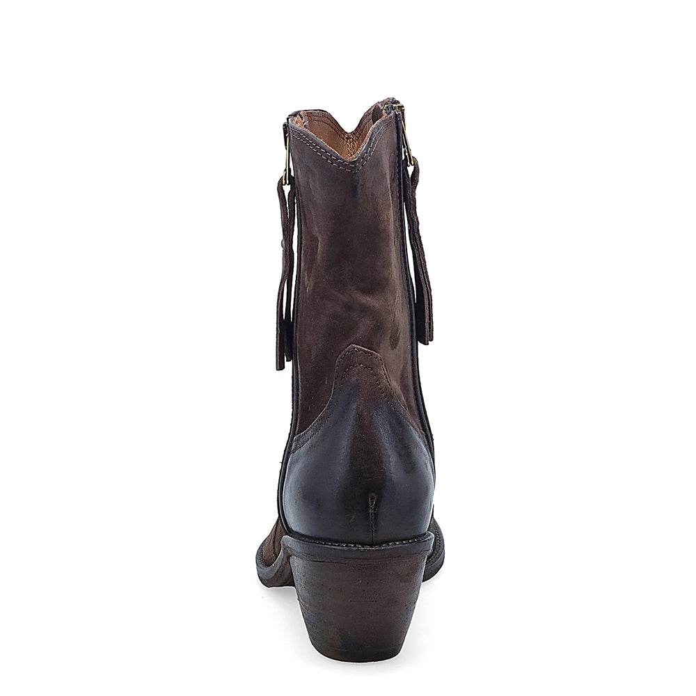 Clint Women's Leather Suede Western Boot