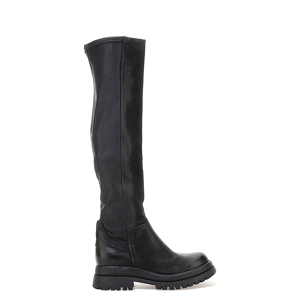 Devy Women's Leather Over-The-Knee Boot