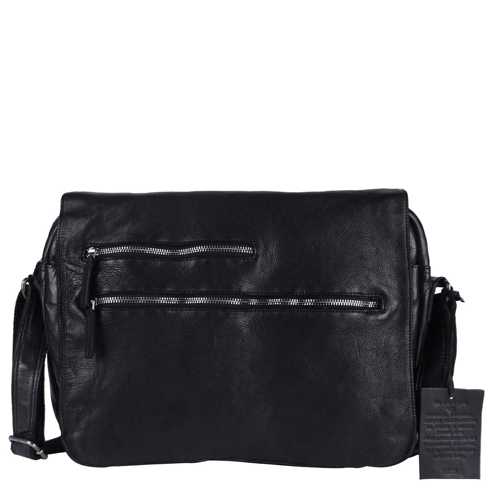 Spring St. Men's Leather Messenger Bag