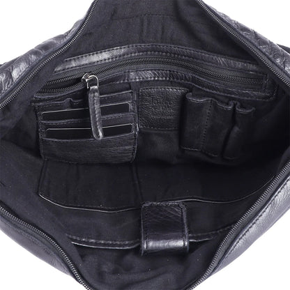 Spring St. Men's Leather Messenger Bag