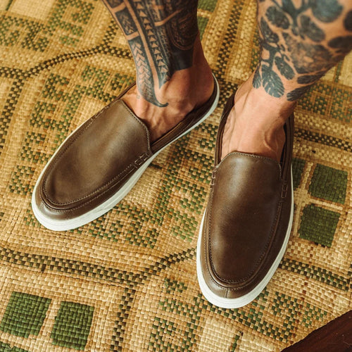 Kou Men's Leather Slip-On Shoe