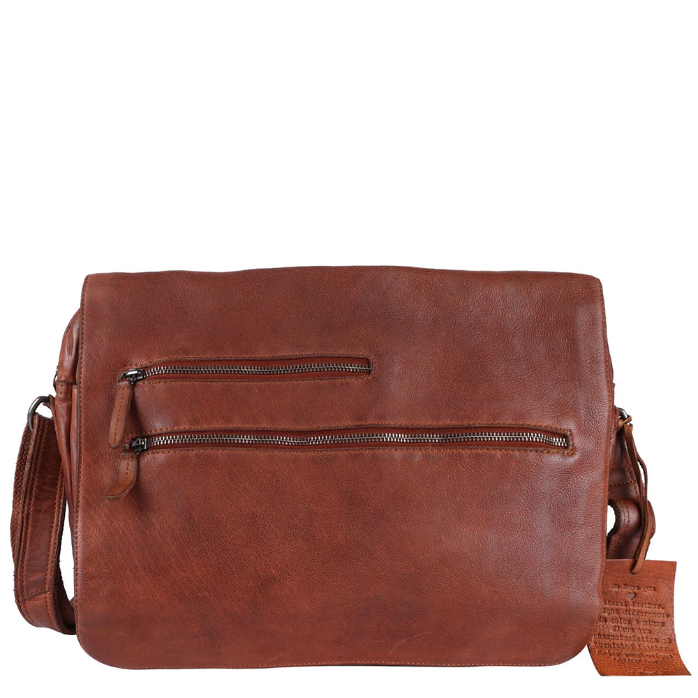 Spring St. Men's Leather Messenger Bag