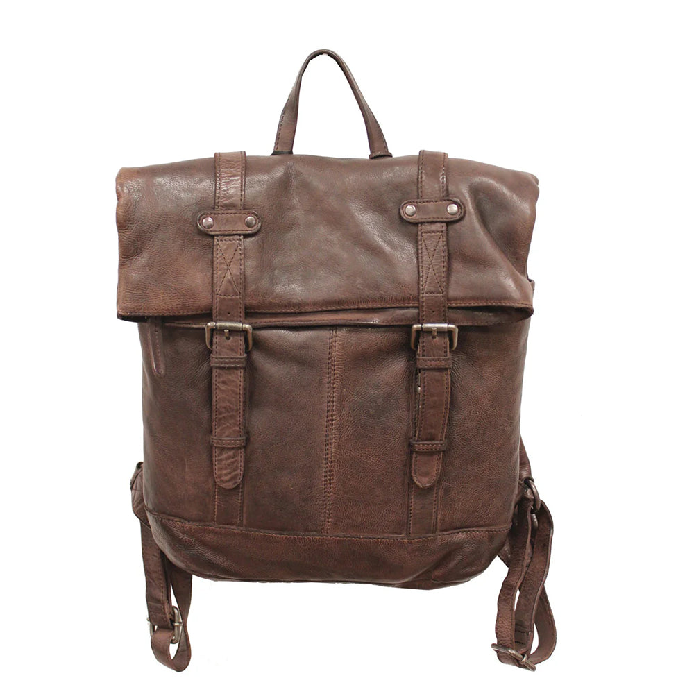Barcelona Leather Backpack