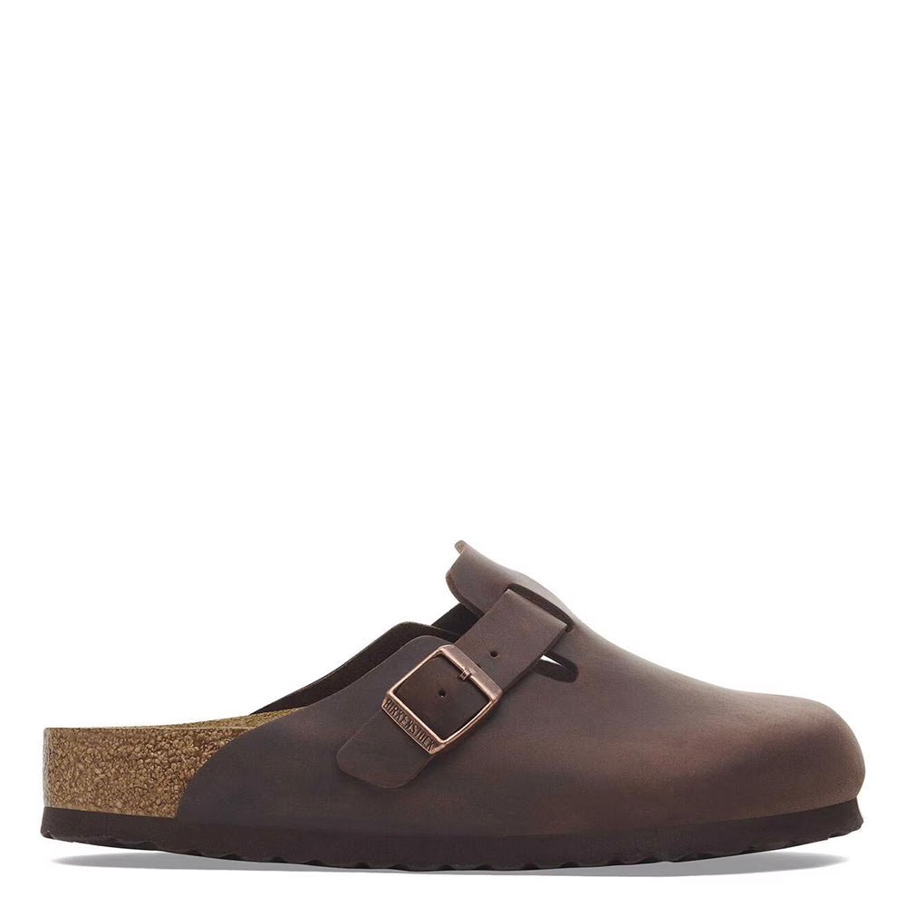 Boston Soft Footbed Oiled Leather Clog(R/W)