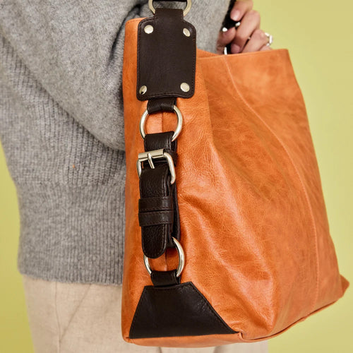 Simone MD Leather Shoulder Bag