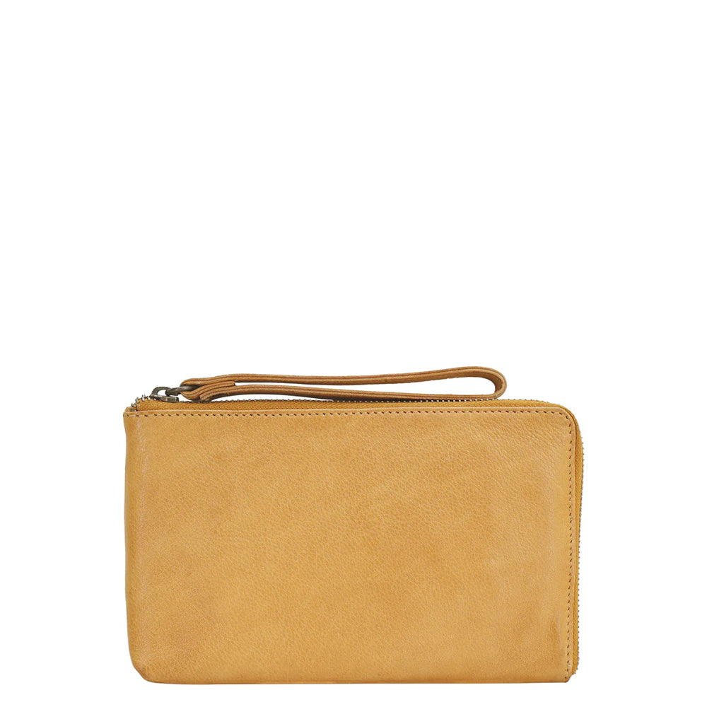 Muse Leather Wristlet