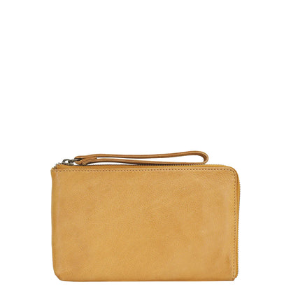 Muse Leather Wristlet