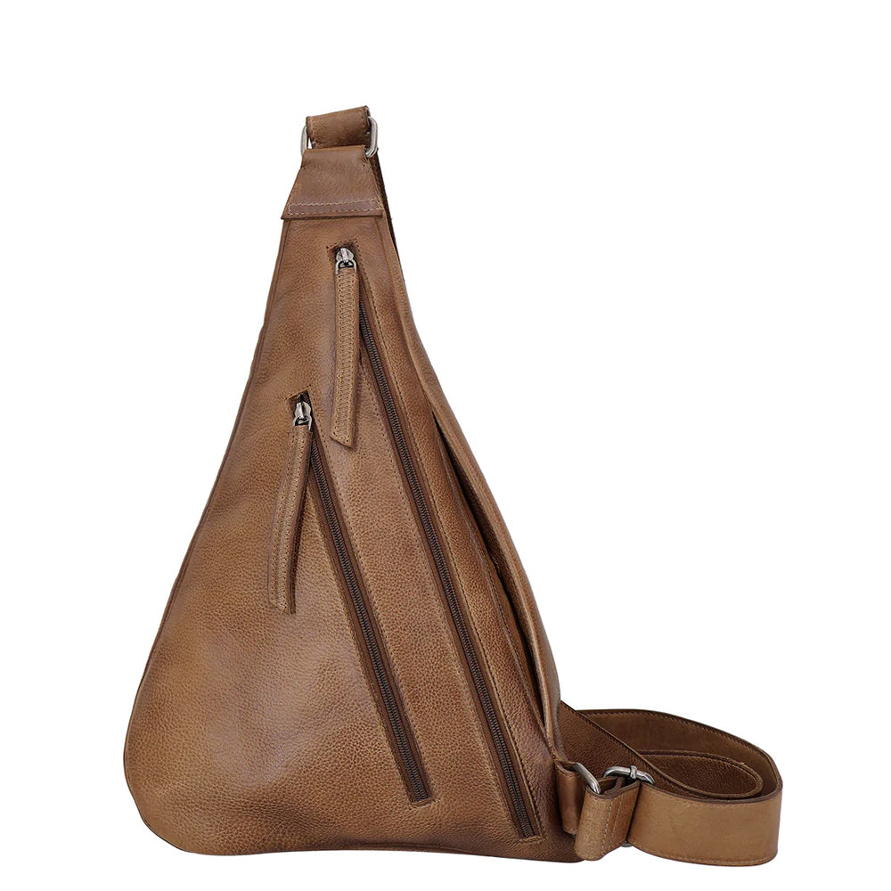 Hippie Small Leather Sling Bag