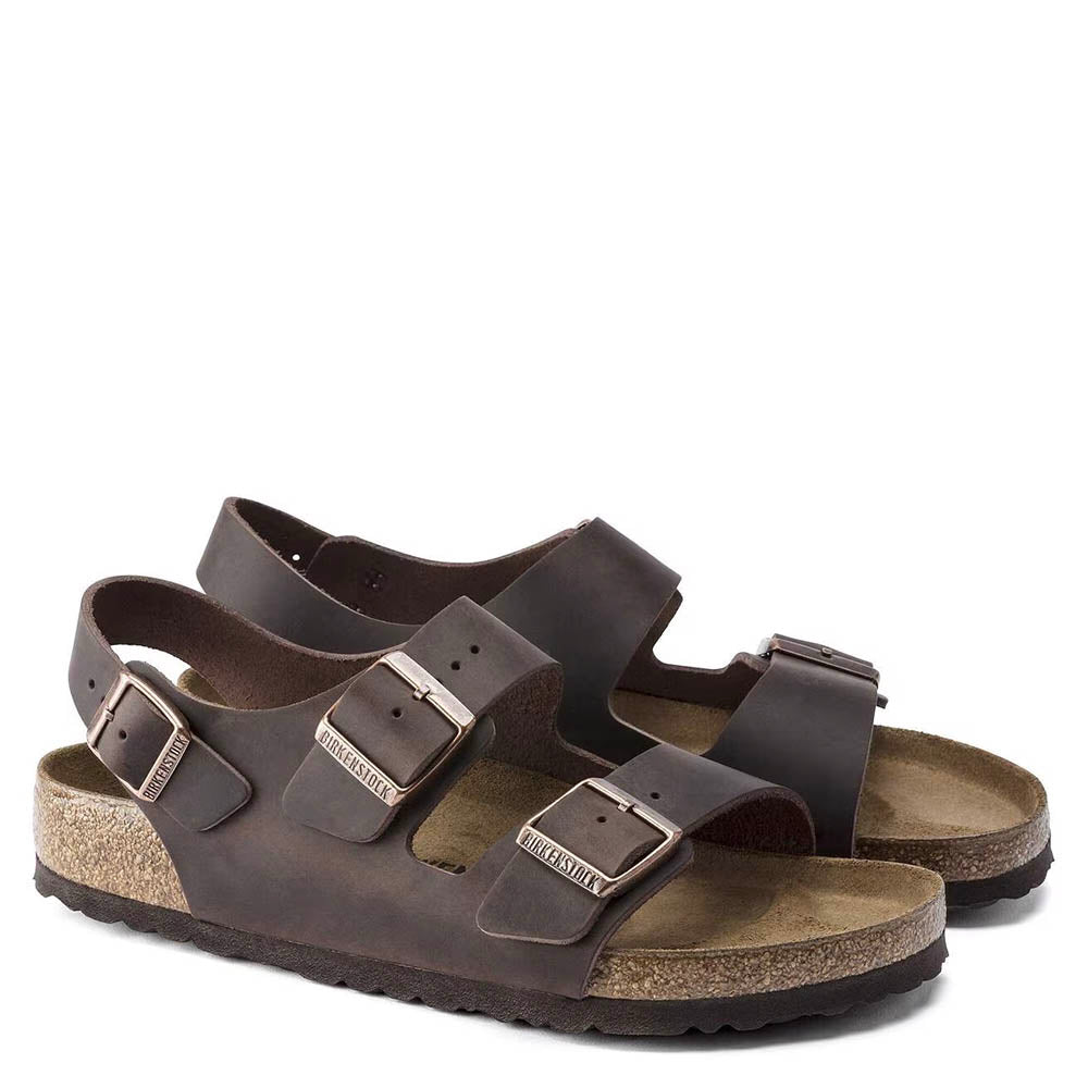 Milano Men's Oiled Leather Sandal