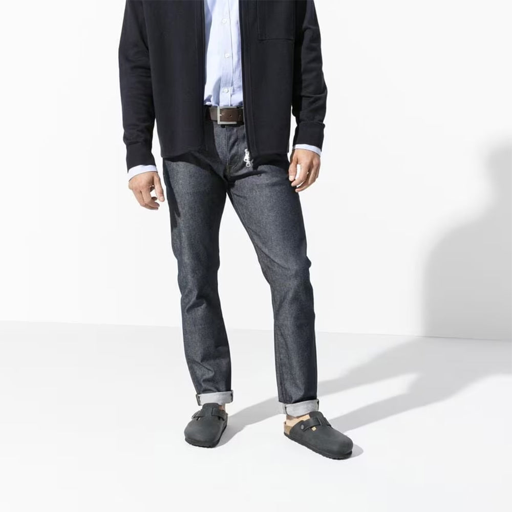 Boston Soft Footbed Oiled Leather Clog(R/W)