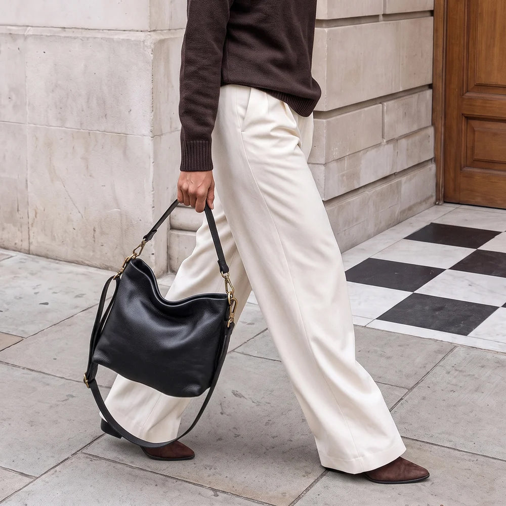 Tabor Leather Crossbody Bag