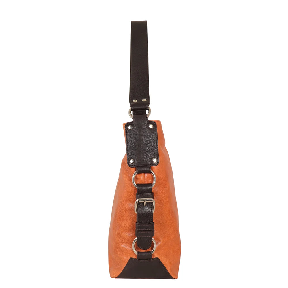 Simone MD Leather Shoulder Bag