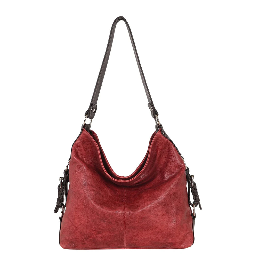 Simone MD Leather Shoulder Bag
