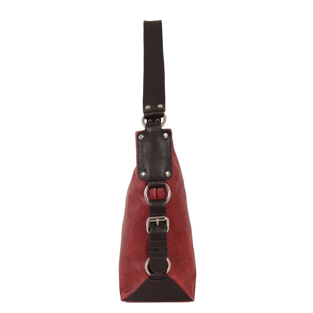 Simone MD Leather Shoulder Bag