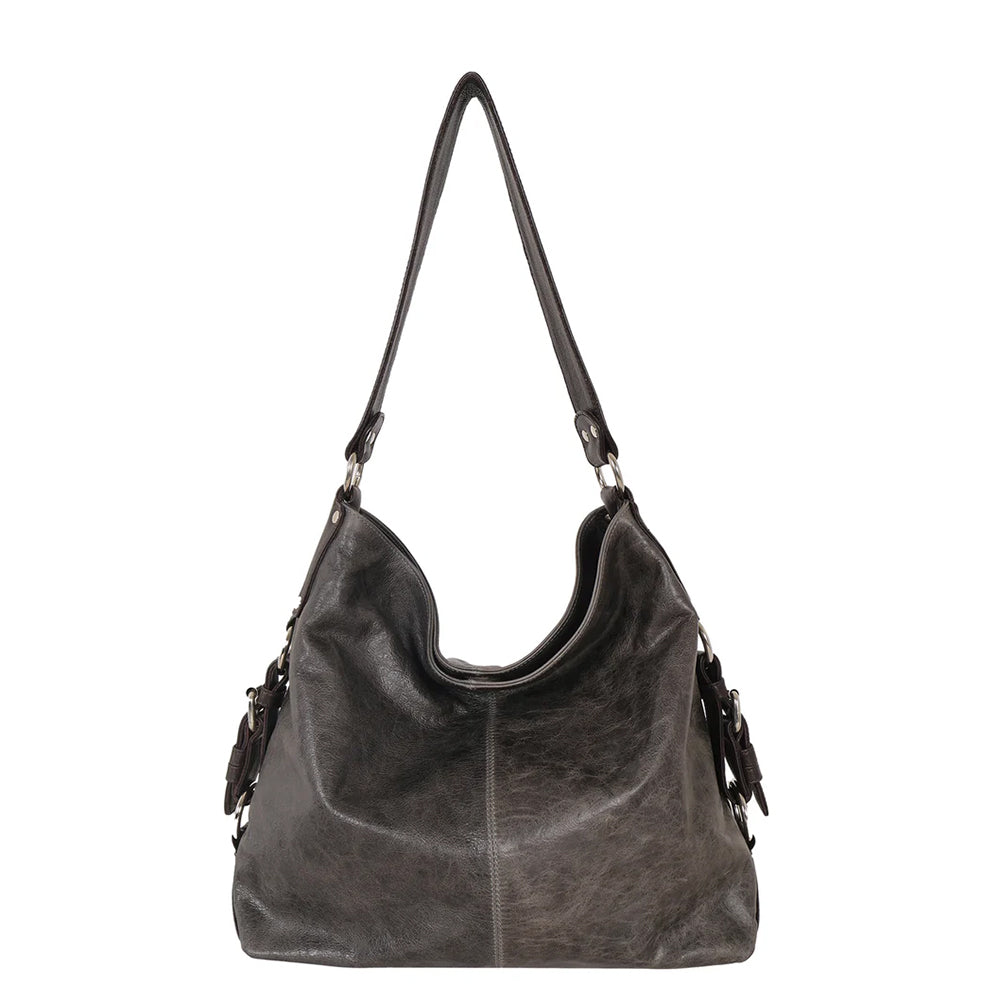 Simone MD Leather Shoulder Bag