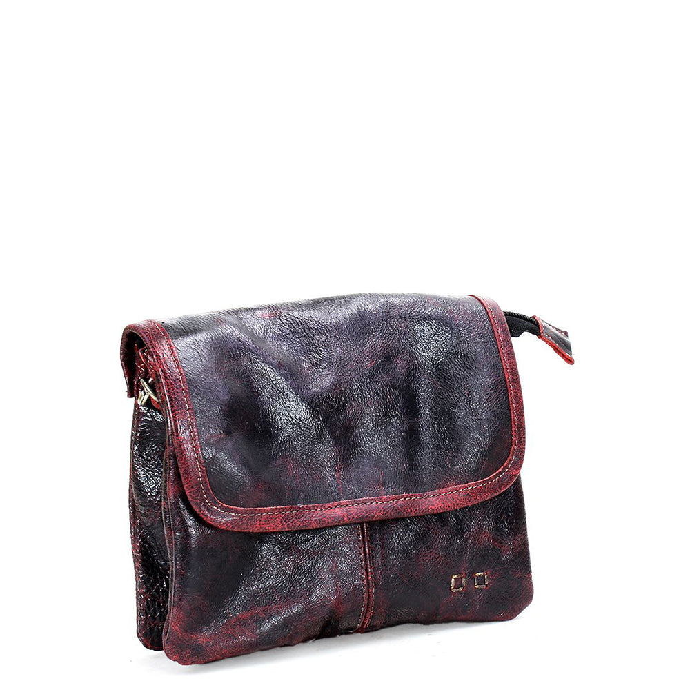 Bed Stu Ziggy. Clutch, crossbody in mixed washed leather with pockets.