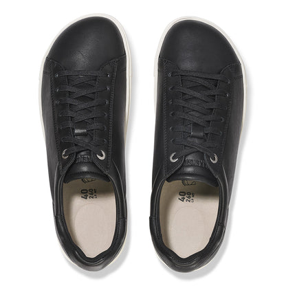 Birkenstock bend low. Unisex black leather comfort casual sneaker. 