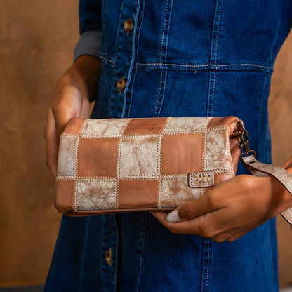 Cadence PW Leather Wallet / Clutch / Crossbody Bag