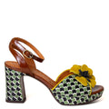 Kaski 48 Women's Heeled Leather Sandal