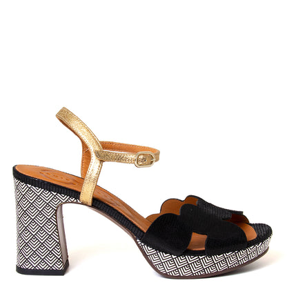 Kelis 46 Women's Heeled Leather Sandal