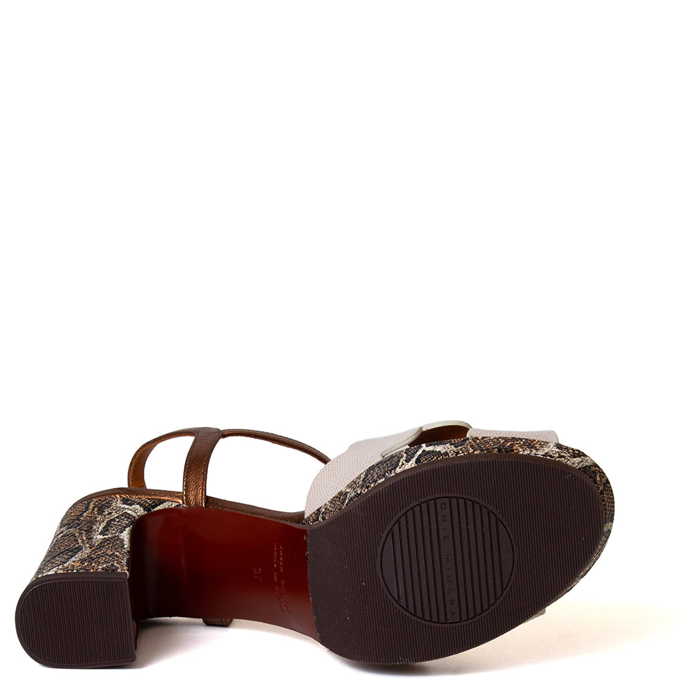 Kelis 48 Women's Heeled Leather Sandal