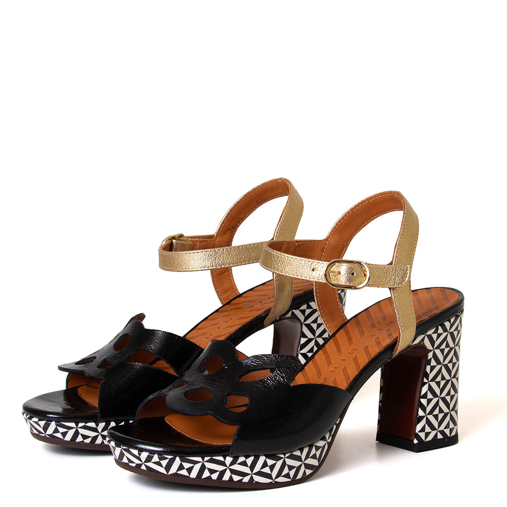 Kemada 48 Women's Heeled Leather Sandal