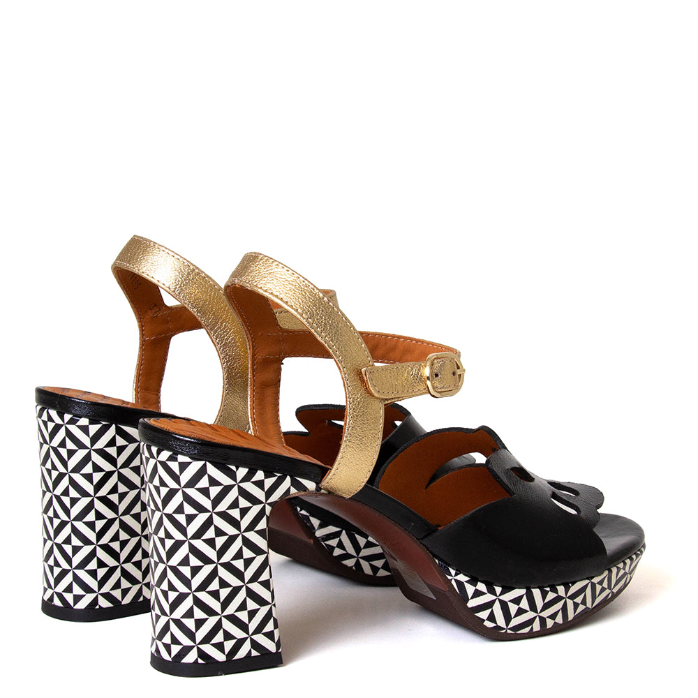 Kemada 48 Women's Heeled Leather Sandal